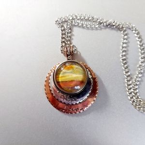 Artisan & Love Pour Painted Snap Necklace